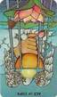 ACE OF CUPS tarot card - reversed